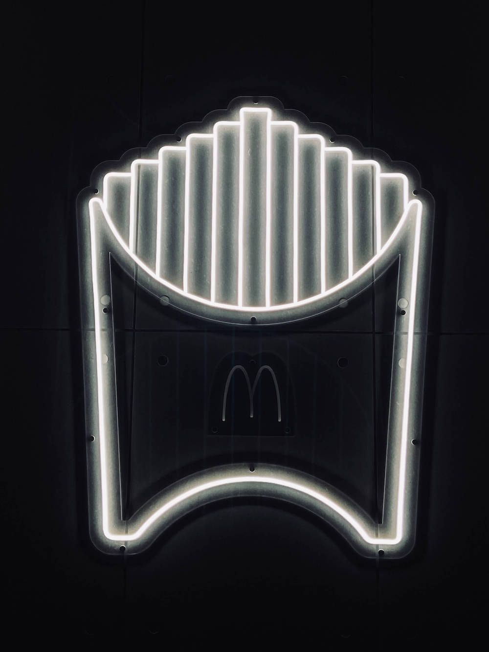 Neon McDonald's Fries